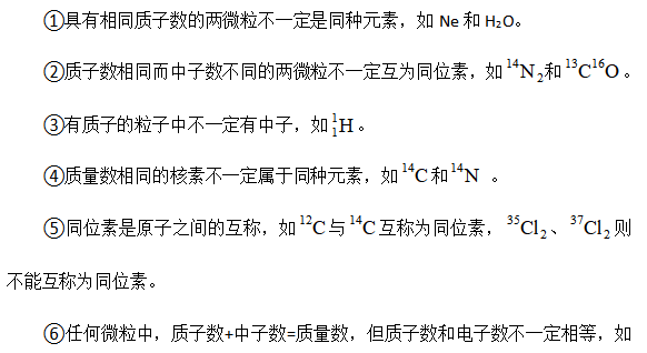 高三化学总复习（15）之原子结构